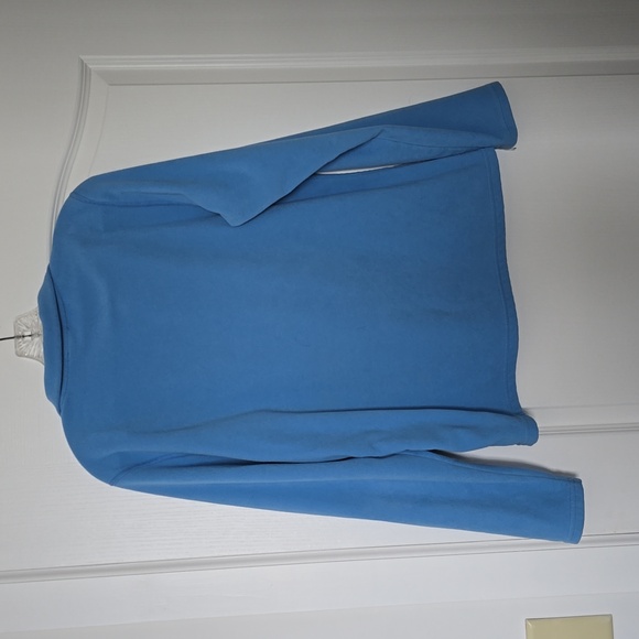 The North Face Light Blue 1/4 Zip Fleece Pullover TKA 100 Women L - Picture 2 of 5